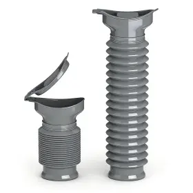 Kkaffe 765133665266 Pee Bottles For Men Collapsible Emergency Urinal With One Size Grey