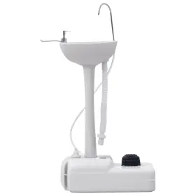 Usa20-0830131 Kleankin Portable Camping Sink Hand Wash 20 Inch Light Grey