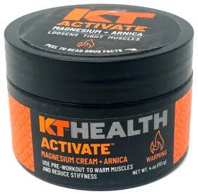 Kt Health 814179027283 Activate Magnesium Cream Arnica Sealed 4 Oz Exp 2/2026