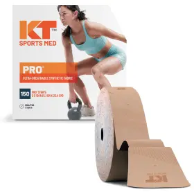 Kt Tape 857879003171 Sports Med Pro 150 Precut Strips 10 Stealth Beige