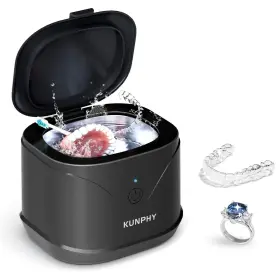Bcm-181 Kunphy Ultrasonic Retainer Cleaner 46khz Professional Black