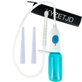 Kyzetjd 797241378943 Back-flow Enema Bottle Kit Anal Douche Cleaner For Men Women With 100ml Peri Bot