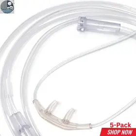 1616-7 Laas 5-pack Micro Low Flow Nasal Cannula 7 Ft Oxygen Supply Tubing Disposable