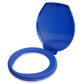 Nv-003 Landhood Portable Toilet Seat For 5 Gallon Bucket Emergency Outdoor Camping Snap Blue