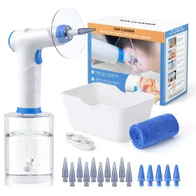 Lebbtl 199284543775 Electric Ear Wax Removal Kit Light 4 Pressure Modes 15 Tips Fsa Hsa Safe