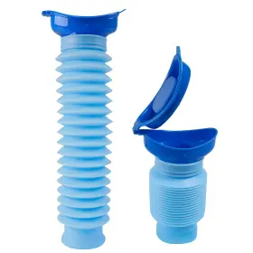 Leetye Mei 768607912217 Pee Bottles For Men Collapsible Urine Bottle 750ml Portable Large Blue