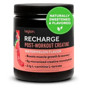 Legion Athletics 019962009457 Post Workout Supplement Muscle Builder Recovery Drink Watermelon 60 Servings