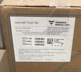 026-20030 Liberty Fresenius Medical Dialysis Cycler Drain Sets