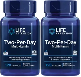 02314 Life Extension Support Your Immune Health - Two-per Day Multivitamin 120