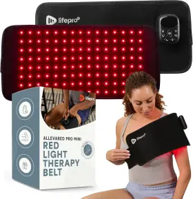 Lifepro 810161331239 Red Light Therapy Belt Mini Black Open Box