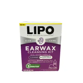 Lipo-flavonoid 889476000017 Dissolve Ear Wax Effortlessly - Cleansing Kit With Drops And Syringe