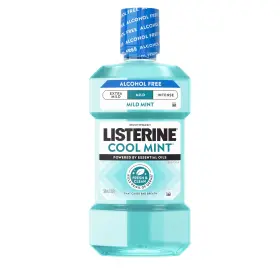 Listerine 312547428323 Mouthwash Alcohol Free Cool Mint 500ml Oral Rinse Mild