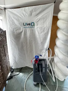 As099-101 Live O2 Oxygen Adaptive Contrast Machine With Premium Mask