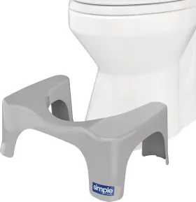 6325641337 Llc The Original Bathroom Toilet Stool Curve Lightweight With Sleek And Modern Desi