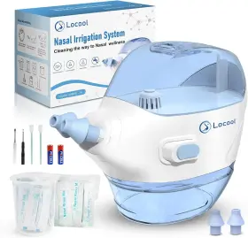 Mbme-1a Locool Electric Nasal Suction Irrigation System Sinus Rinse Machine With Salt Pks