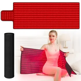 Lpkp 717710603093 Red Light Therapy Mat 65 X 20 Foldable 660nm 850nm Dual Wavelength Led
