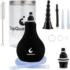 Luofunake 313108955906 Topquafocus Enema Bulb Kits For Women And Men Intimate Female Shower Anal Douche