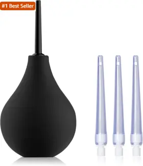 Luofunake 445019531566 Topquafocus 8oz Enema Bulb Kit Anal And Vaginal Douche For Men Flushing Sys