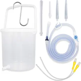 Luofunake 726084769694 Topquafocus Large Enema Bucket Kit Anti-backflow For Men Women Colon C