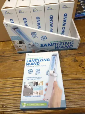 Lynco 192768194104 Lot Of 6 New Sanitizing Wand Or Handheld Sanitizer