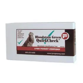 10131 Lynn Peavey Quickcheck Bloodstain Test Kit 10 #10131