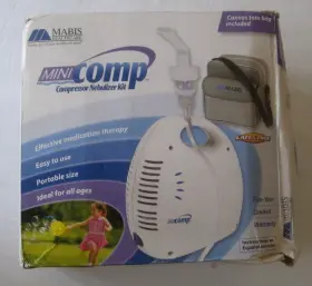 40-126-000 Mabis Minicomp Portable Compressor New Open Box Asthma Emphysema