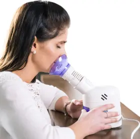40-741-000 Mabis Facial Steamer Steam Inhaler Fsa Eligible Vaporizer Or Vocal White