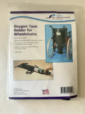 Maddak Sp Ableware 742645009443 Oxygen Tank Holder For Adult Wheelchair Holds D And E Tanks