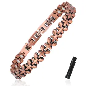 Butterfly2 Magenergy 782279486555 Copper Bracelet For Women 99.99% Pure 8.66inch