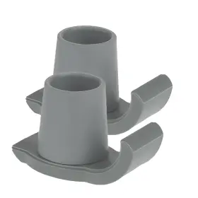 Magicorangewl2 Magicorange Walker Glide Skis 2 Pcs Universal Fit Grey Glides Easy Rubber Feet