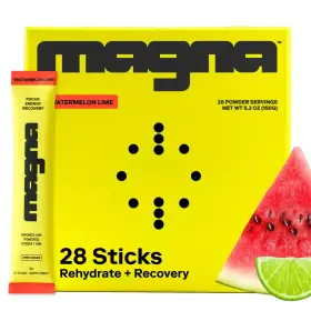 28ct-001 Magna Electrolytes Powder Drink Mix Hydration Energy Focus Magnesium 28 Servings