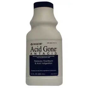 Major Pharmaceuticals 309047727148 Acid Gone Antacid Liquid 12 Oz