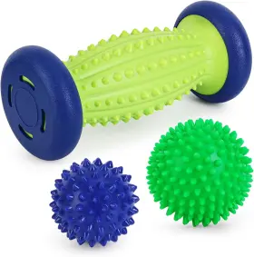 Bd4269 Maliton Foot Ball Roller Massager For Plantar Fasciitis Blue Green