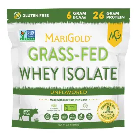 Wpi-2lb-fba Marigold Whey Protein Isolate Powder 2lb Grassfed Unflavored Cold Processed