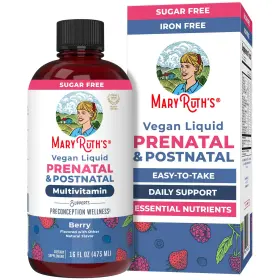 Maryruths 810104623728 Prenatal Postnatal Vitamin 16 Oz Sugar Free Vegan Folate
