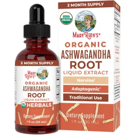 Maryruths 850018471657 Ashwagandha Root Organic Liquid Drops Stress Relief Mood Support Supplement