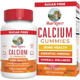 Fbmgm-ad-cal-cv-sf-060-un-01 Maryruths Calcium Gummies 60 Count Vegan Gluten Free Sugar Organic Maryruth Organics Women