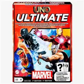 M07703 Mattel Games Uno Ultimate Marvel Card Game Nib