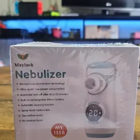 My135b Mayluck Nebulizer Ultra-quiet Rechargeable Digital Display Replaceable H