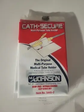 54452 Mc Johnson Cath-secure Multipurpose Tube Holder 2-1/2 Inch Tab 3 X 1-3/4 Base 5 Pc