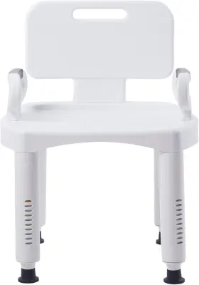 146rtl12505 Mckesson Bath Bench W Removeable Back Lightweight 350 Lbs Capacity