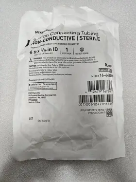 16-66301 Mckesson Nonconductive Sterile Connecting Tubing