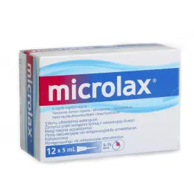 Sb12 Mcneil Microlax Enema 12 X 5ml - Fast Treatment Of Constipation Or Conditions Requir