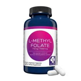Mdlsupl1x120ct7.5mglmeth Md.life L Methylfolate 7.5mg Supplement 120 Capsules Active Form