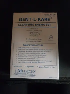 2562 Medegen Gentle Cleansing Enema Set 1500cc - 1 Kit
