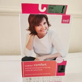 47055 Medi Mediven Comfort Compression Stockings Panty Petite 20-30 Mmhg Closed Toe