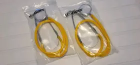 Sth5431 Medichoice Lot Of 2 Stethoscopes Dual-head Pre-assembled Yellow New