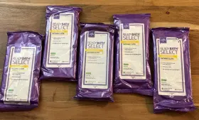 Medline 080196736143 40 5pkg X 8 Ea Ready Bath Fresh Bathing Cloth Scented Expired-pkg Soft