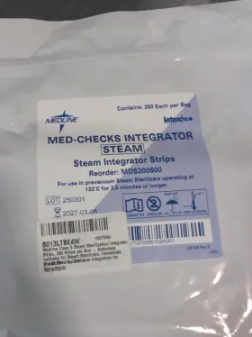 250301 Medline Class 5 Steam Integrator Strips 3.5 Inch Pack Of 250 Exp 03/2027 #l13