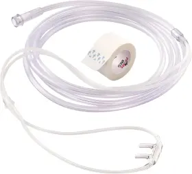 & Medline 445009699696 Deluxe Supersoft Oxygen Cannulas And 7 Delicate Tubing With Standard Connection